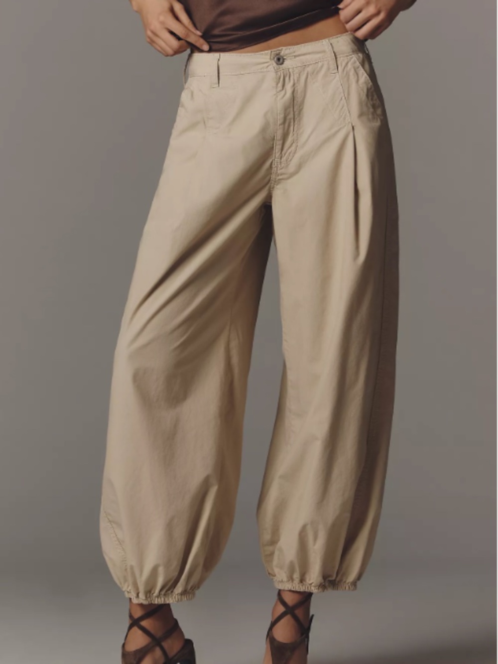 Pilcro Khaki Balloon Casual Pants 30